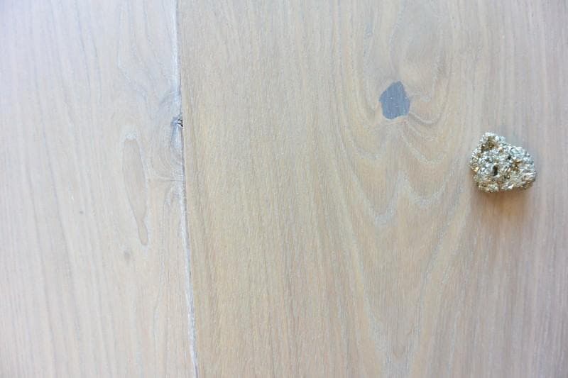 Maxilistone prefinito 139x14x2200 EKO SUBLIME PLANK mod.AUTUMN in rovere Grigio Tortora chiaro Spazzolato oliato eco nodato e bisellatura 2 lati - 7