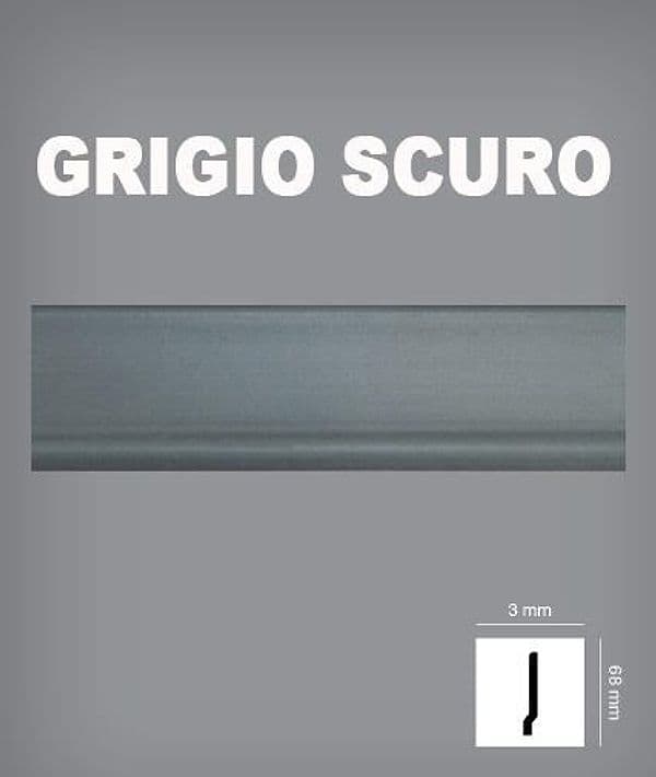 Battiscopa in polistrutturato inscalfibile 11 colori 68X3 ML 50 - 2