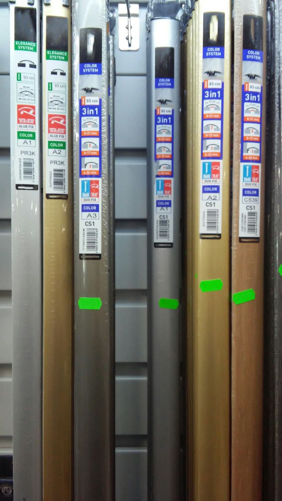 Profilo in Alluminio per parquet e laminati in 34 decori posa 2in1 da 93cm 3in1 (di compensazione o dilatazione , a scendere, di chiusura) (biadesivo e tasselli) (prezzo al metro) - 7