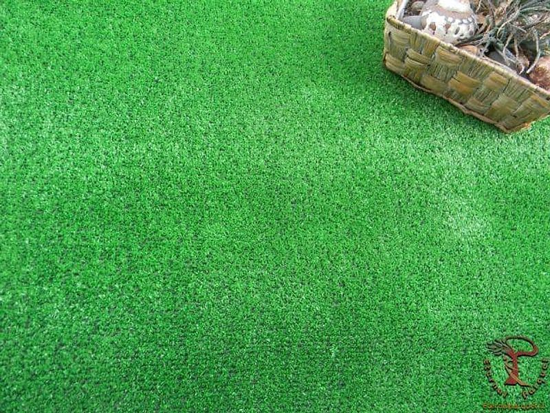 Prato in erba sintetica ROTOLO DA 50MQ tufting 100% polypropylene da 8mm (2mtx25) verde - 5