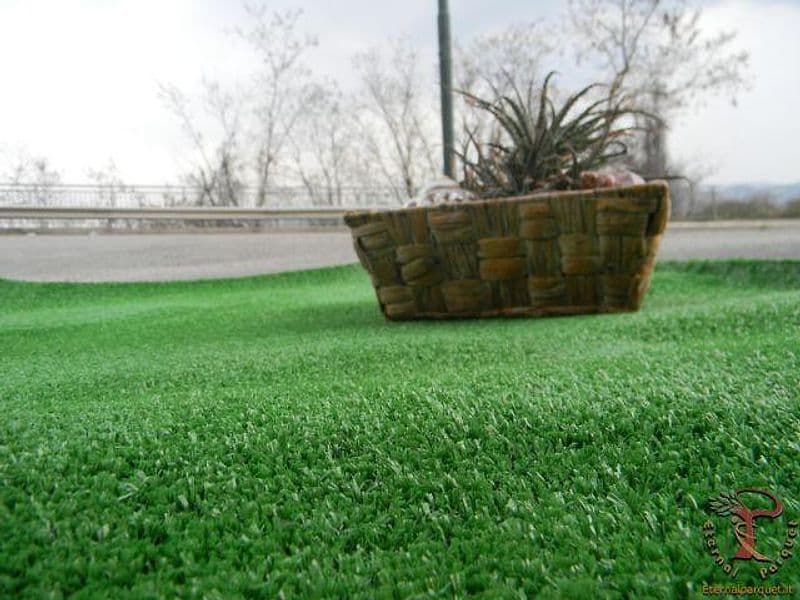 Prato in erba sintetica ROTOLO DA 50MQ tufting 100% polypropylene da 8mm (2mtx25) verde - 8
