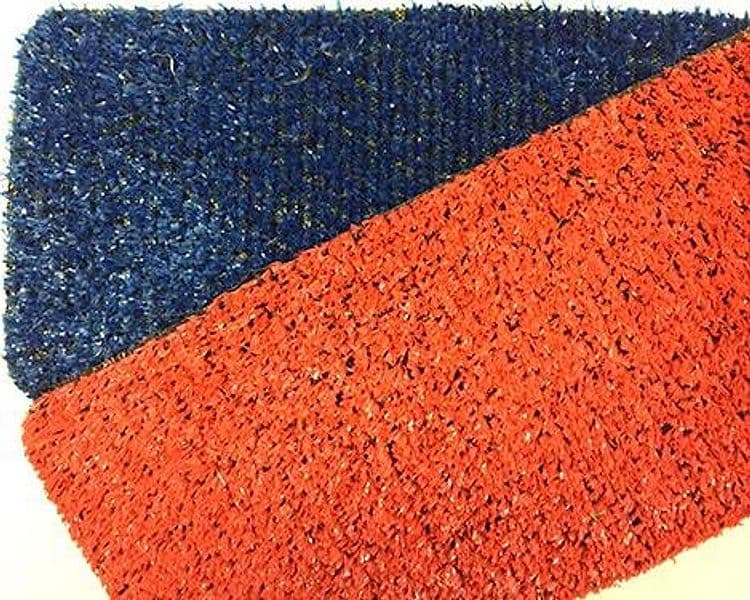 Prato in erba sintetica ROTOLO DA 25MQ tufting 100% polypropylene da 8mm (1mtx25) colori blu e rosso - 5