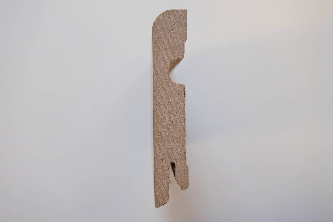 48ML di BATTISCOPA PASSACAVO 80X15 HDF taglio moderno ultraresistente - 5