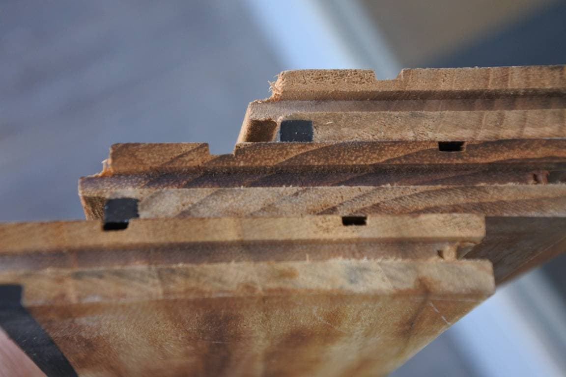 Pacco da 10-25-50-100 MQ di PARQUET PREFINITO DECKING NAVALE IN TEAK ASIA MASSICCIO PER YATCH, BARCHE, NAVI - 4