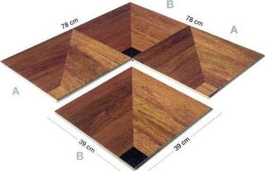 ***LOTTO STOCK*** 150MQ Parquet prefinito classico 390x390x14mm BUCKINGHAM quadrotte in Jatoba verniciato semilucido - 6