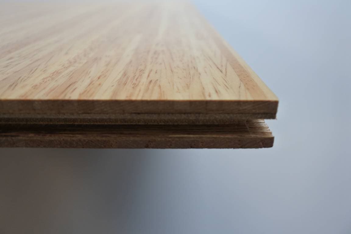 ***LOTTO STOCK*** parquet prefinito 390x390x14mm QUIRINALE in HEVEA classico quadrotte finline verniciato semilucido - 5