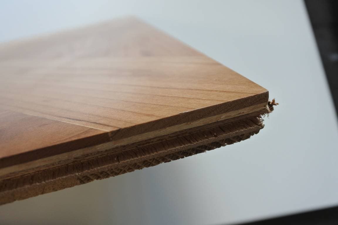 ***LOTTO STOCK*** 80MQ parquet prefinito classico quadrotte VERSAILLE CILIEGIO 390x390x14mm verniciato OPACO - 5