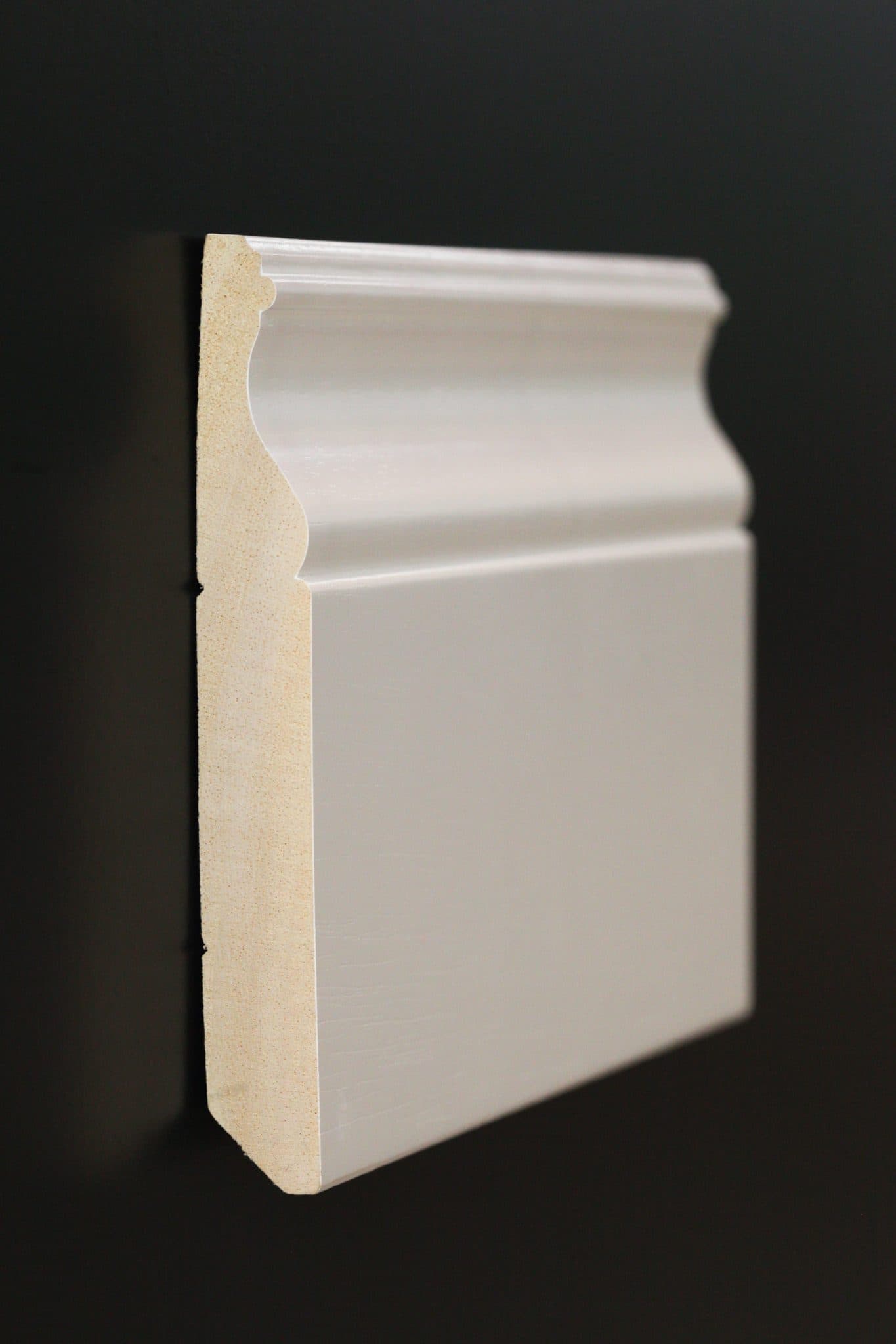 96ML BATTISCOPA in legno MASSICCIO MASSELLO GIGANTE 160X19 - 2