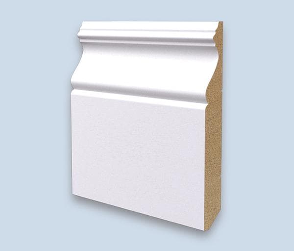 96ML BATTISCOPA in legno MASSICCIO MASSELLO GIGANTE 160X19 - 3