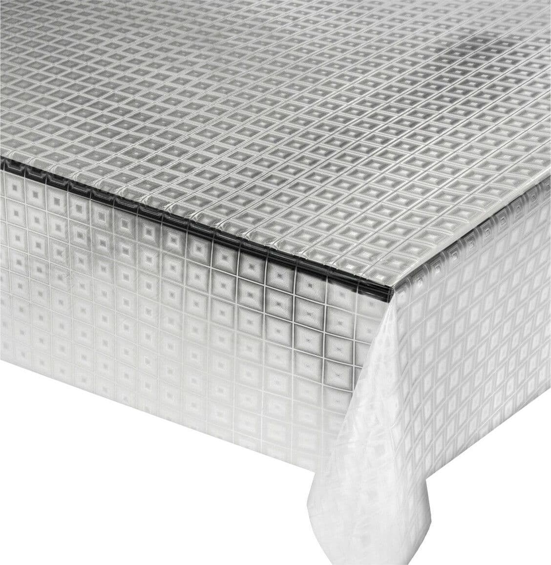 Tovaglia PVC Trasparente H140 goffrata 3D antimacchia resistente diversi decori - 6