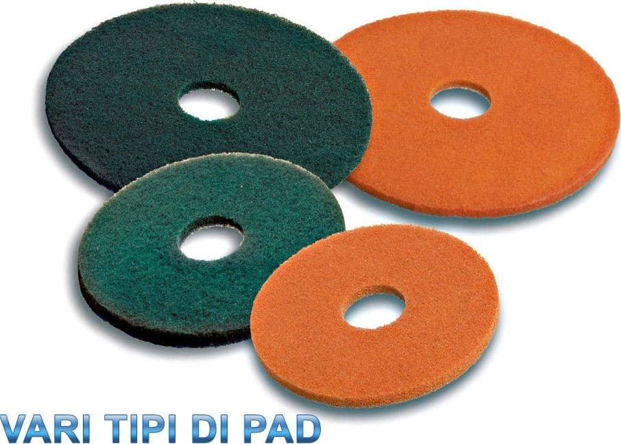 Monospazzola "C 143 H16" Lavapavimenti Tessili Cotto Pietra Gres Marmo Wirbel - 7