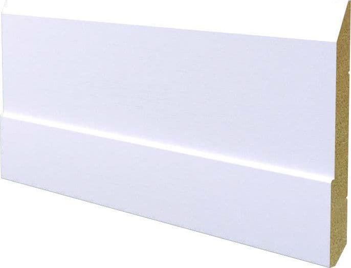 96ML BATTISCOPA legno MASSELLO ALTO MOD. RINASCIMENTALE 140X15 - 4
