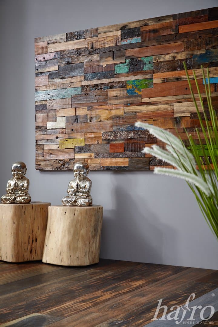 OFFERTA AL MQ di PARQUET HAFRO REPTILE SKIN RAINBOW 15x189x1860 (4mm nobile) rovere pigmentato a mano in 40 colori diversi (posa incollata o flottante, ideale anche a parete) - 3