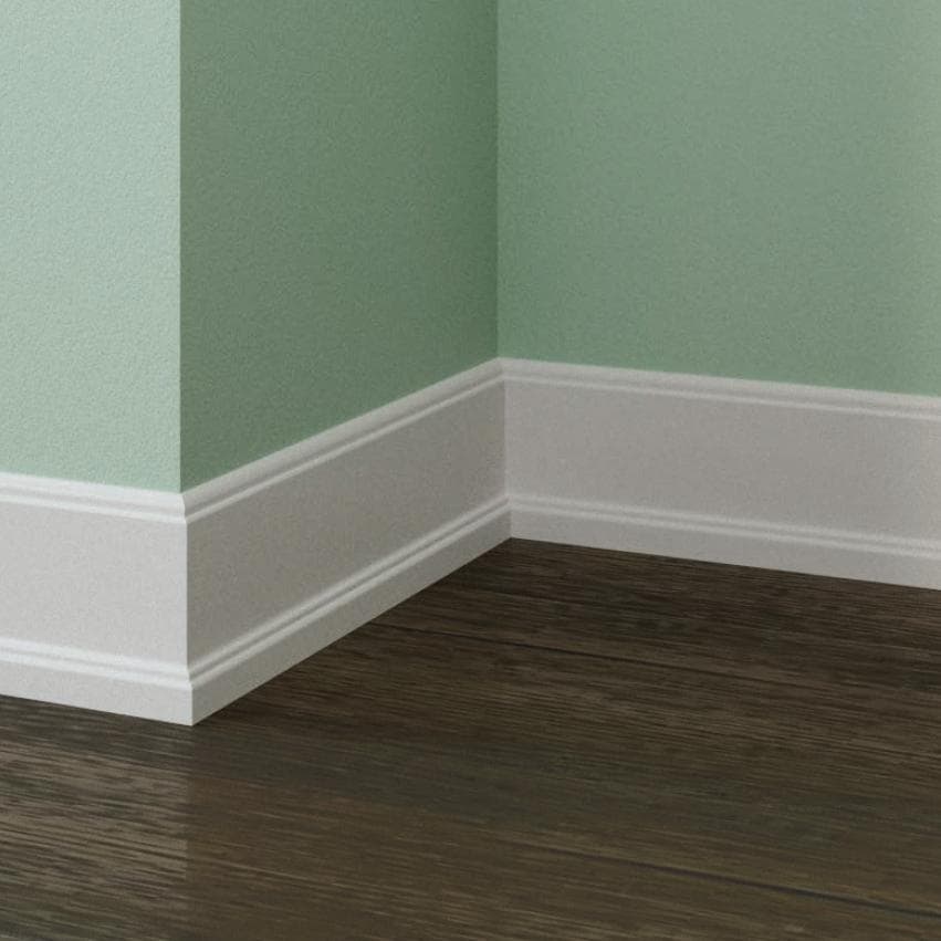 96ML BATTISCOPA in legno MASSICCIO/MASSELLO MOD MILANESE 80X12 - 2