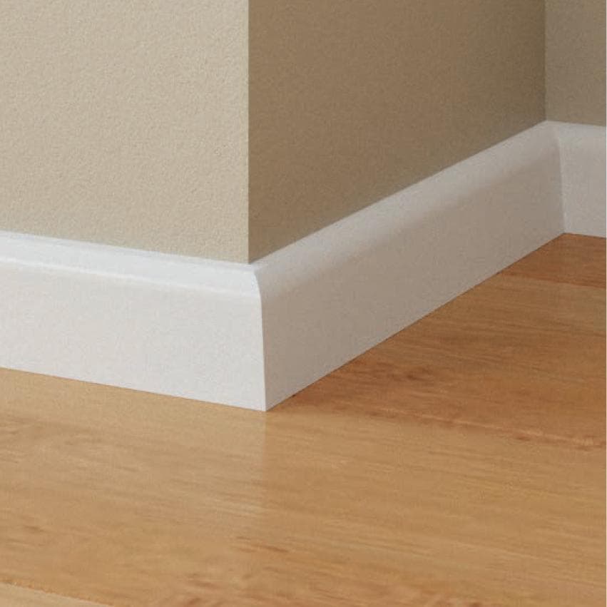96ML BATTISCOPA ZOCCOLINO in legno MASSELLO Inclinato 50X18 - 2