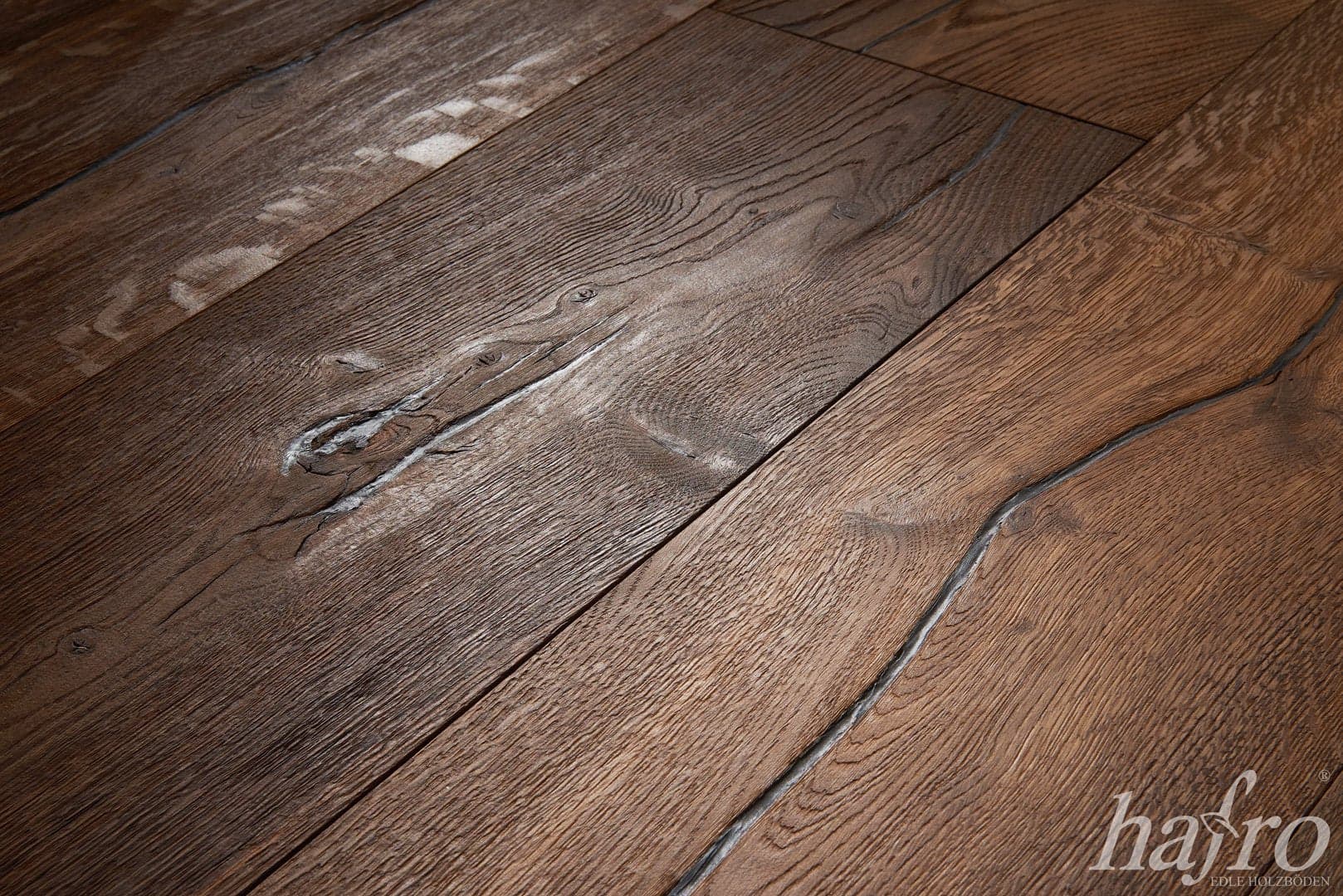Lotto 50/100m² Chateaux Parquet Maxilistone HAFRO rovere affumicato spazzolato - 5