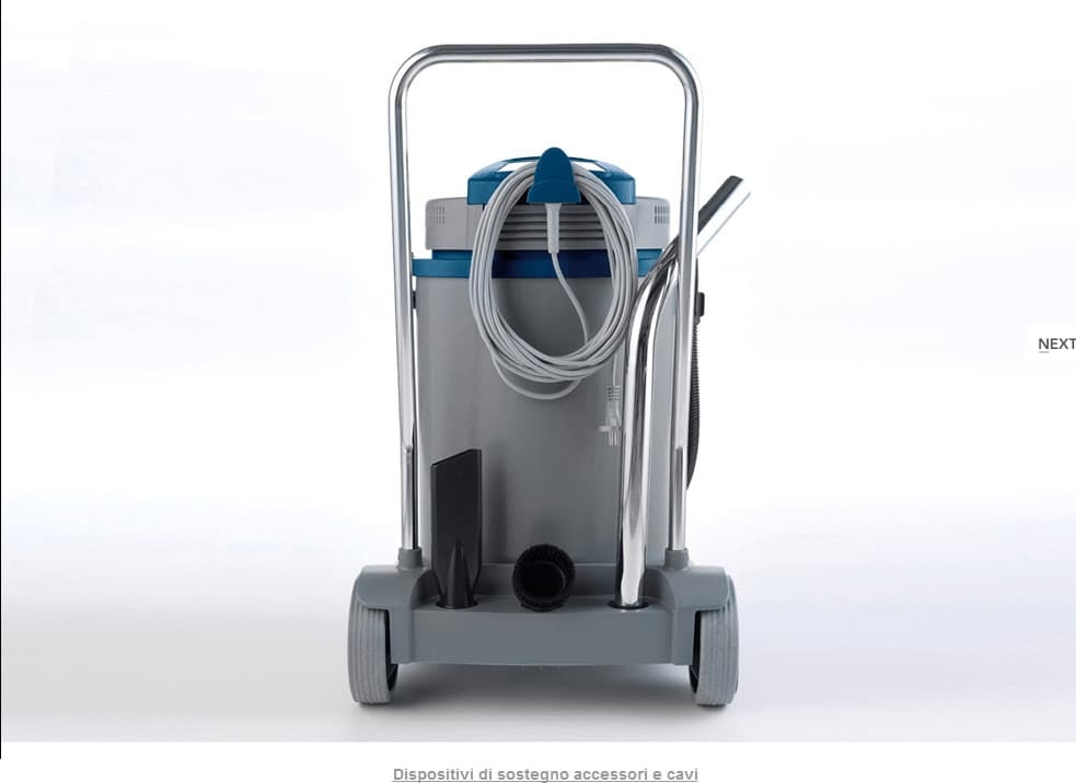 ASPIRATORE SOLIDI - LIQUIDI "POWER WD 50 L" ASPIRAPOLVERE WIRBEL 1450W - 3