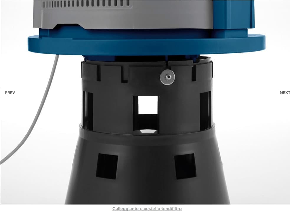 ASPIRATORE SOLIDI - LIQUIDI "POWER WD 50 L" ASPIRAPOLVERE WIRBEL 1450W - 4