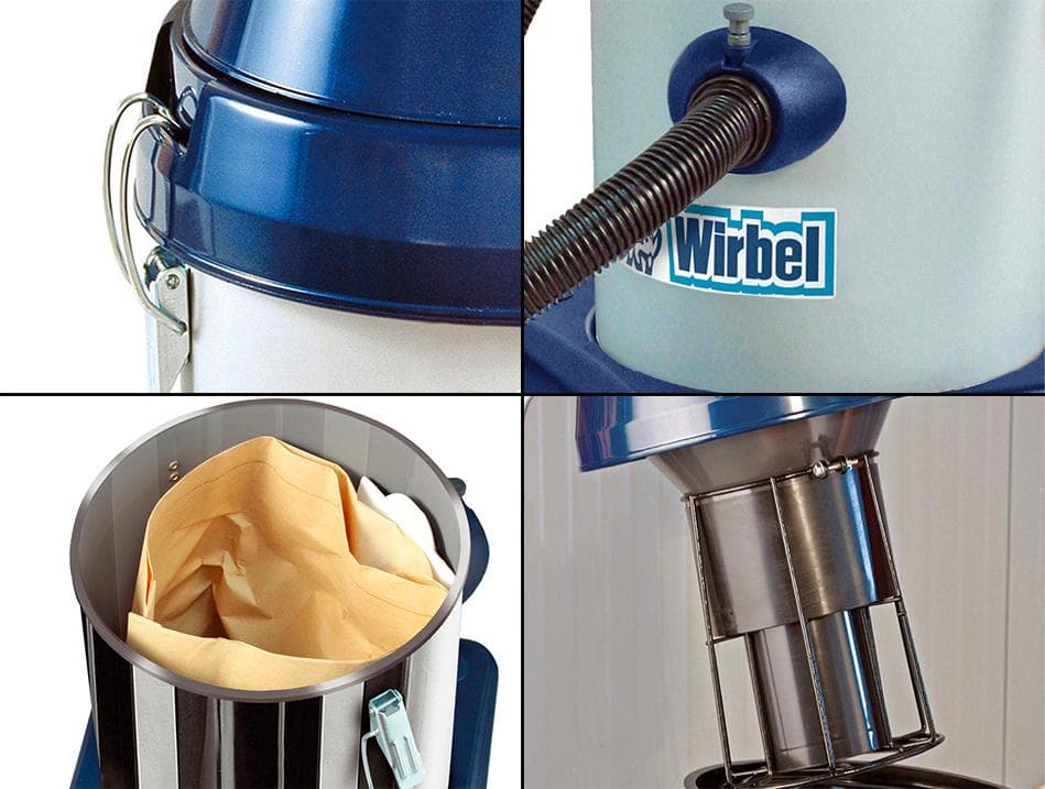 814 N P ASPIRAPOLVERE SECCO, UMIDO PROFESSIONALE 1100W WIRBEL POTENTE SILENZIOSO - 2