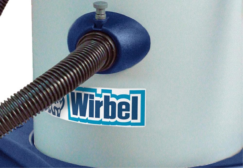 "829 P" ASPIRAPOLVERE SOLIDI LIQUIDI PROFESSIONALE 1100W WIRBEL CARRELLO 4 RUOTE - 3