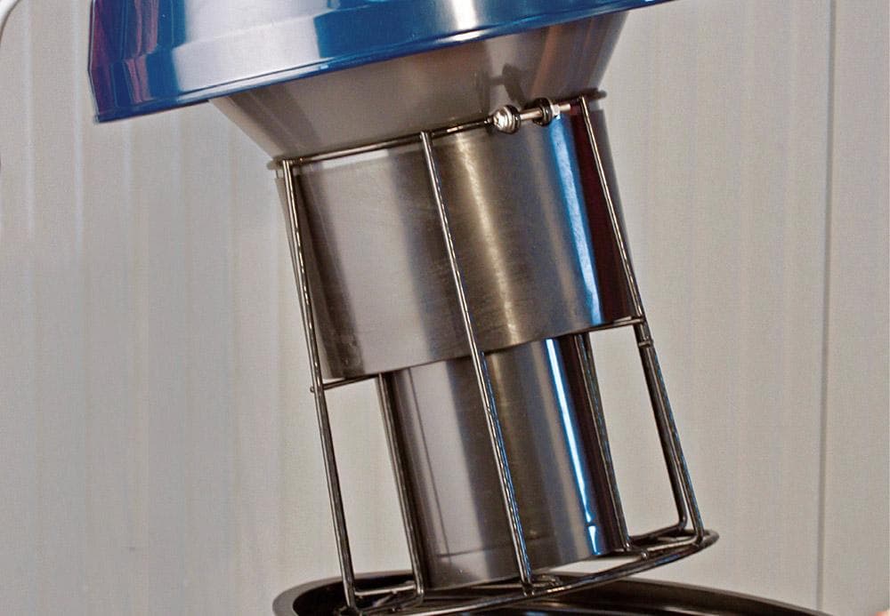 "829 P" ASPIRAPOLVERE SOLIDI LIQUIDI PROFESSIONALE 1100W WIRBEL CARRELLO 4 RUOTE - 5