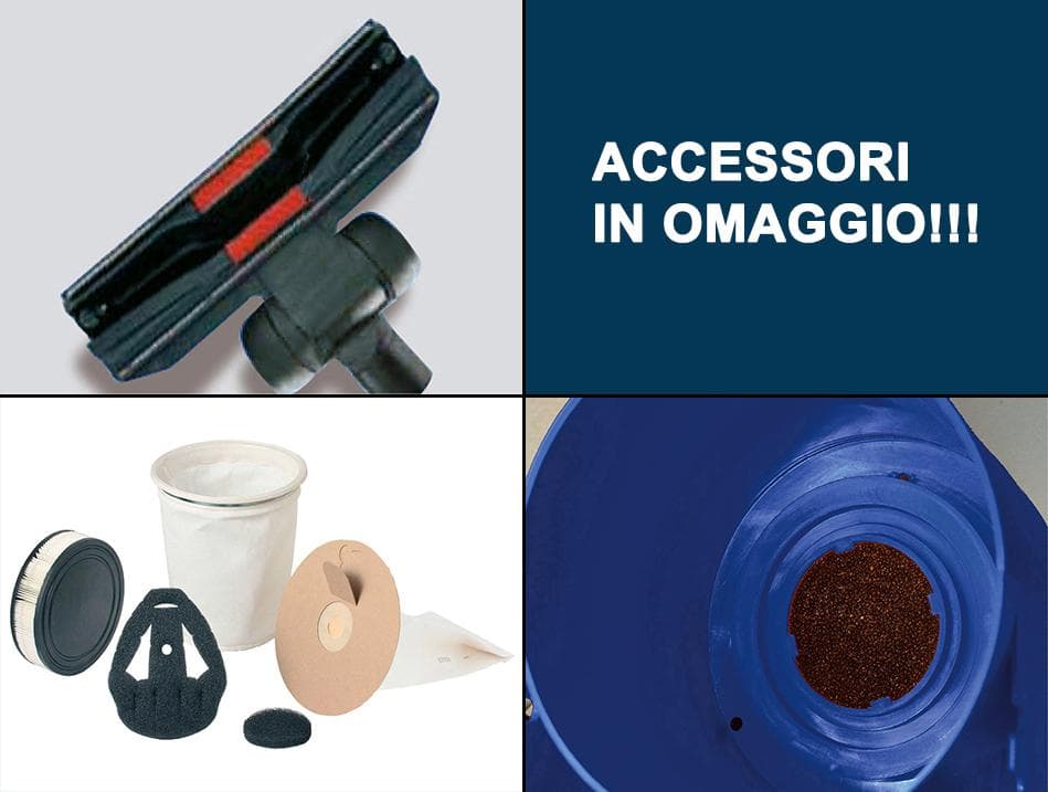 "W1" ASPIRAPOLVERE DORSALE PROFESSIONALE 900W WIRBEL ZAINO POTENTE E MANEGGEVOLE - 2