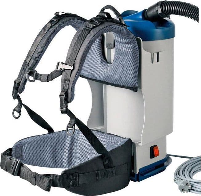 "W1 BC" ASPIRAPOLVERE ZAINETTO PROFESSIONALE 330W CON BATTERIA AL LITIO WIRBEL - 6