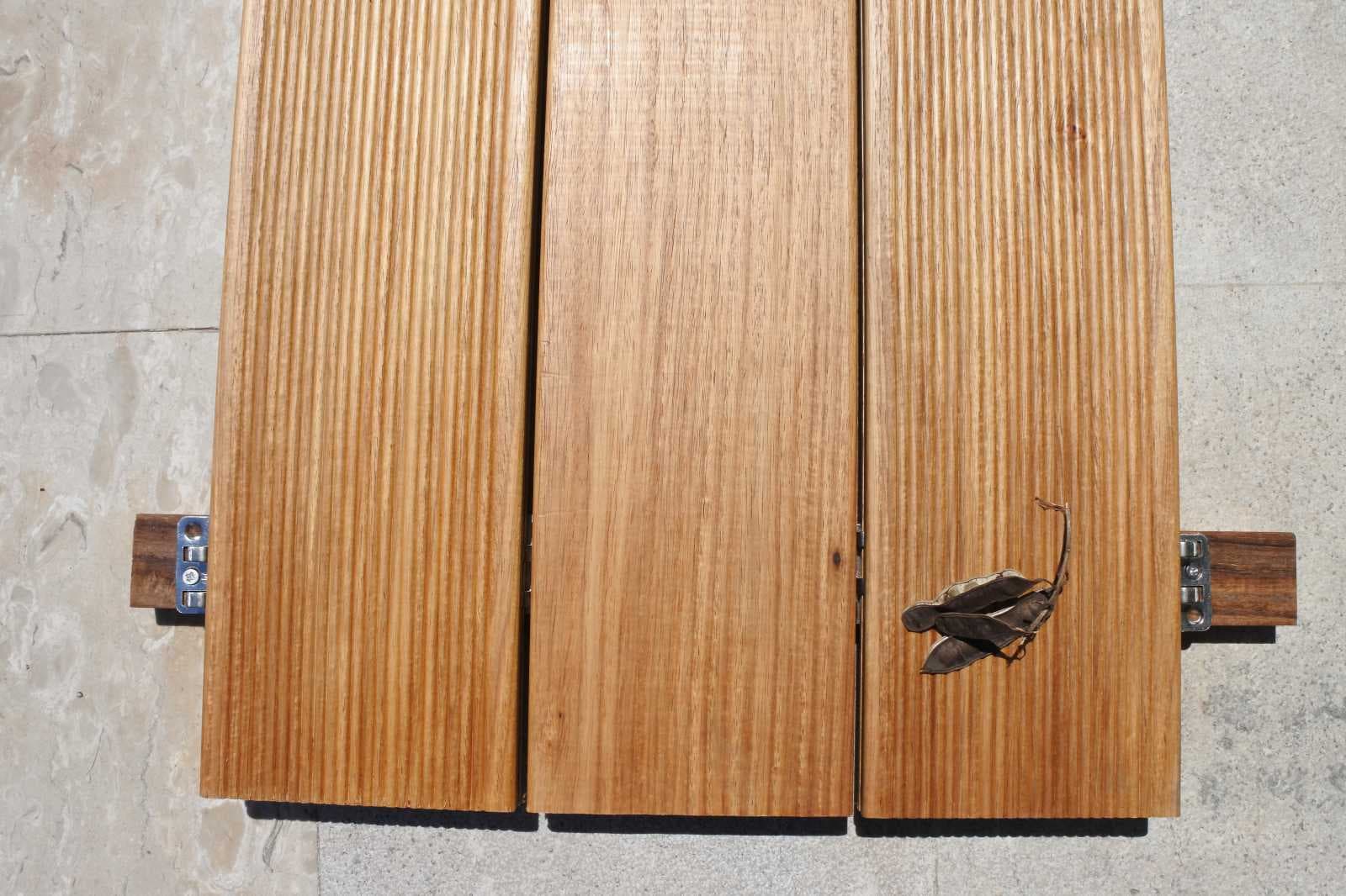 ****ALL INCLUSIVE**** Decking per Esterno in TEAK  in listoni 19X130X1800/2200 compresi magatelli in merbau, clip in acciaio e viti a scomparsa - 3