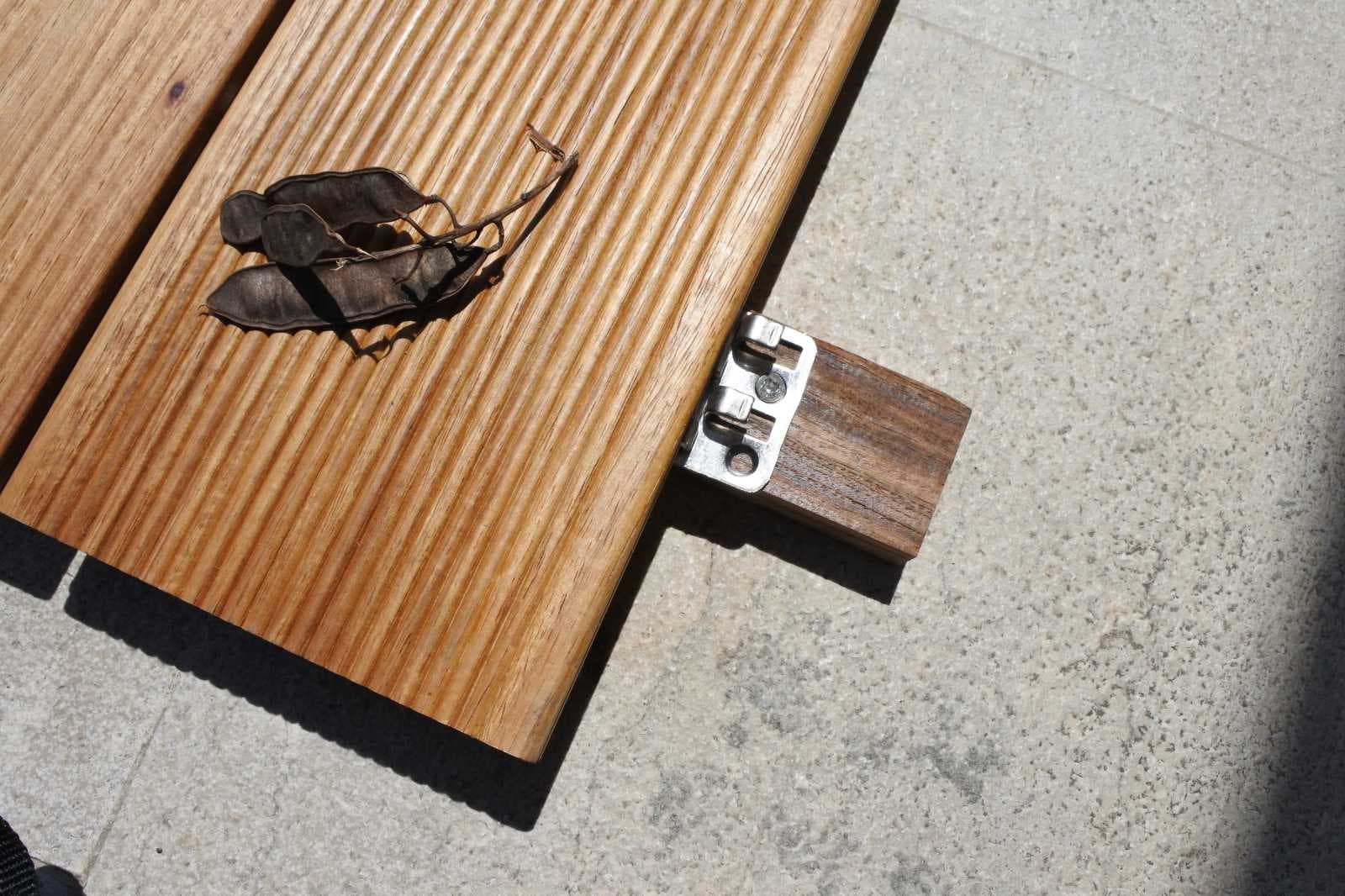 ****ALL INCLUSIVE**** Decking per Esterno in TEAK  in listoni 19X130X1800/2200 compresi magatelli in merbau, clip in acciaio e viti a scomparsa - 5