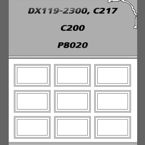 ML 12 di Cornice SOFFITTO/PARETE in DUROPOLIMERO (C217) 200X15,5X10,5 - 4
