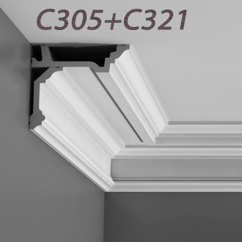 ML 36 di Cornice SOFFITTO/PARETE FLESSIBILI (C321FLEX) 200X10X5 - 3