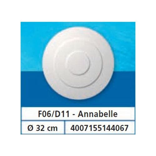 Rosone in polistirolo per soffitto modello ANNABELLE diametro cm32