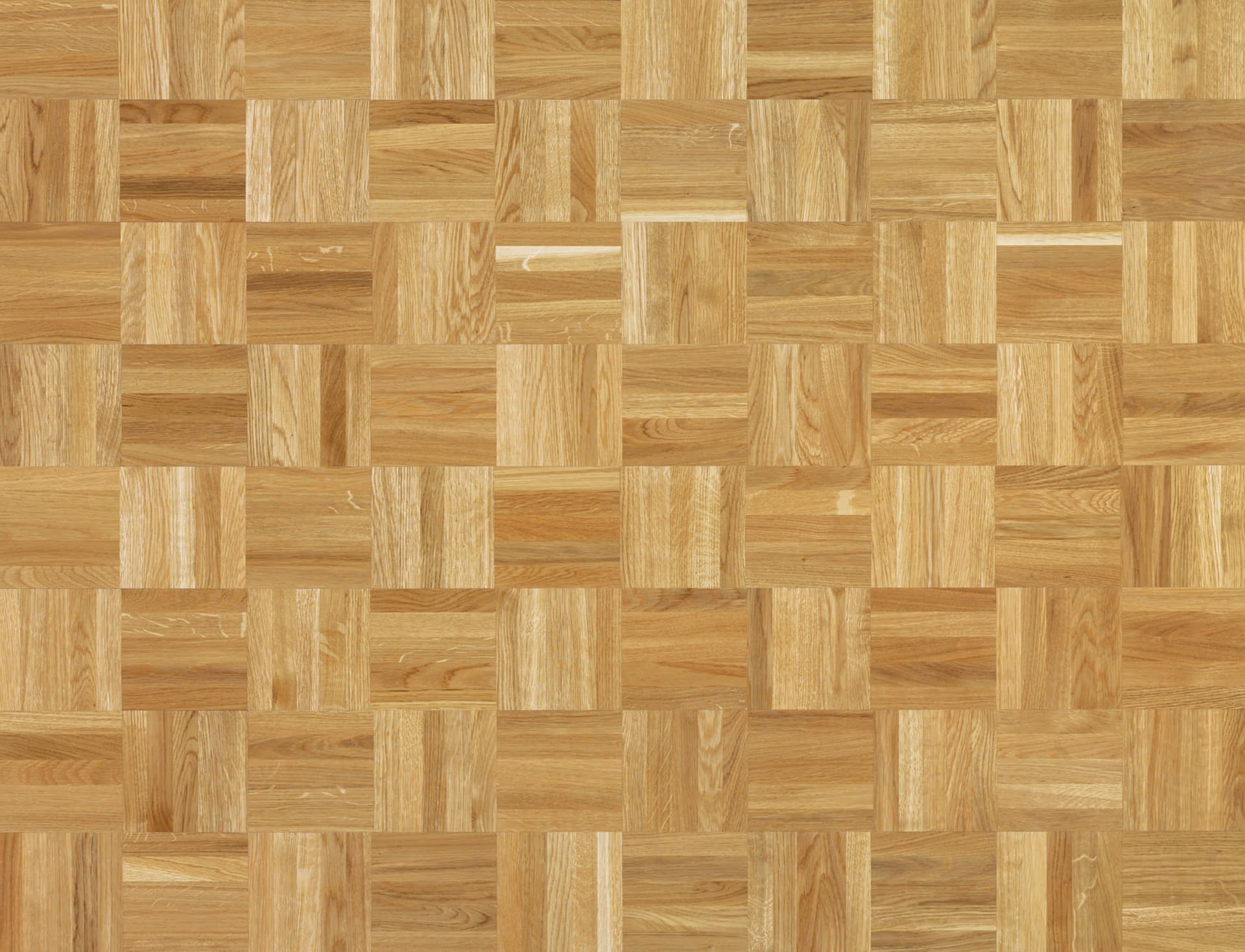 Pacco da 4,92mq di Parquet tradizionale massello  Quadrotte a mosaico grezze ROVERE 160x160x8mm  € 39.99/Mq - 6
