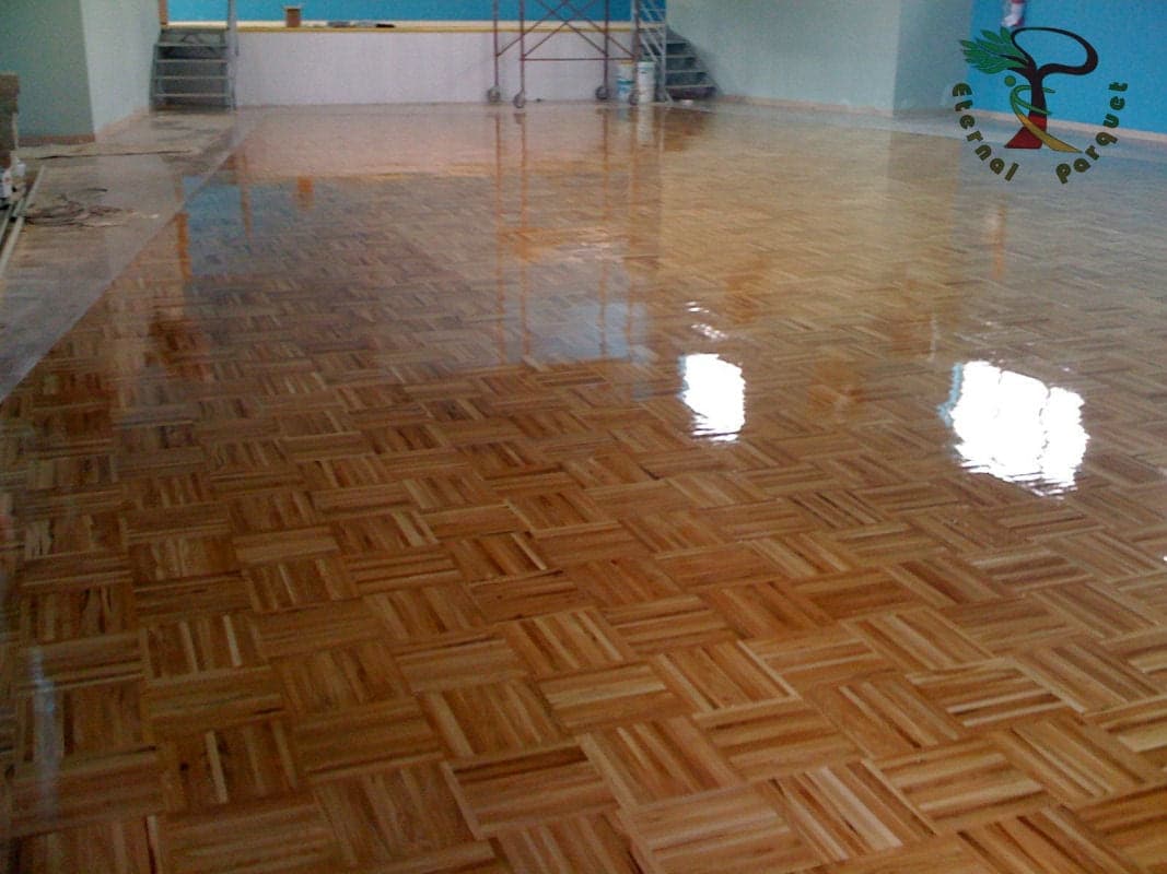 Pacco da 4,92mq di Parquet tradizionale massello  Quadrotte a mosaico grezze ROVERE 160x160x8mm  € 39.99/Mq - 3