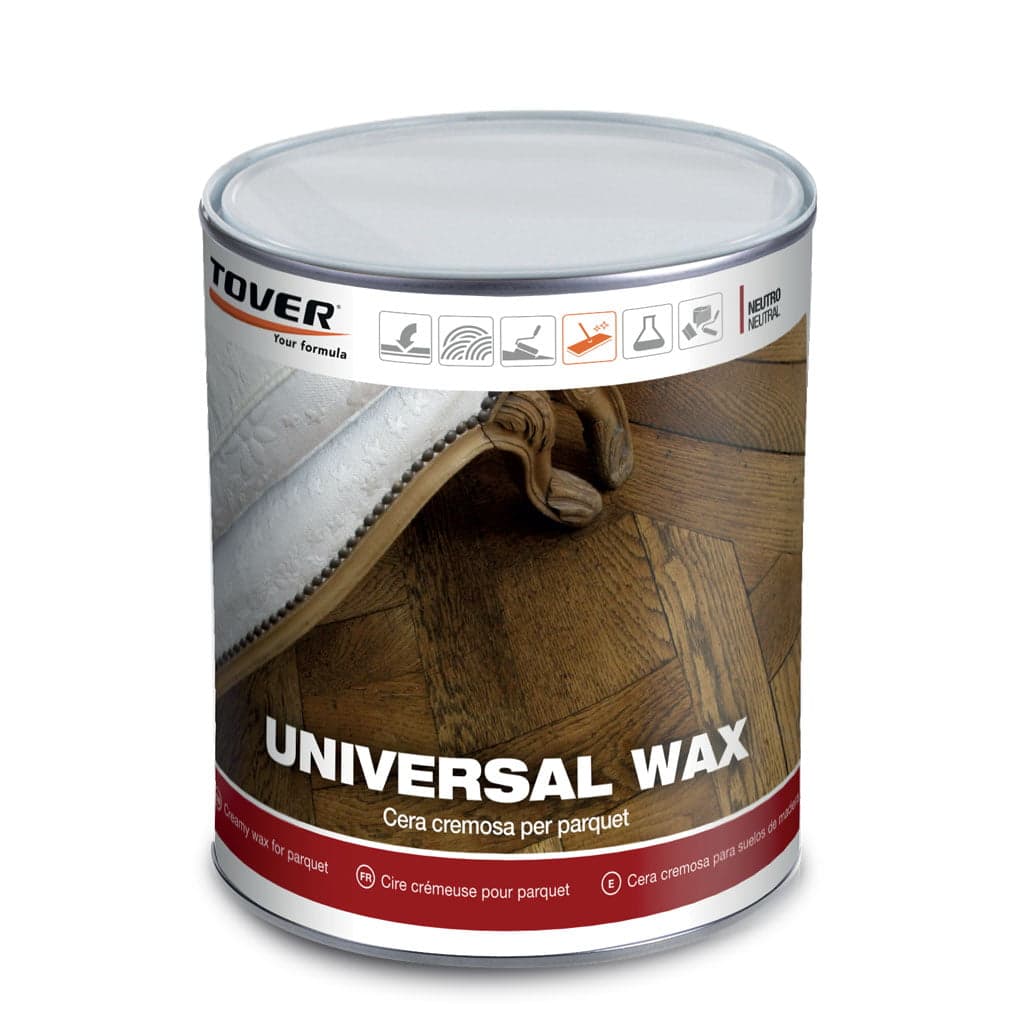 UNIVERSAL WAX NEUTRA o colorata LT.1 cera naturale cremosa per il trattamento di fondo e finitura di pavimenti, scale, mobili ecc. - 3