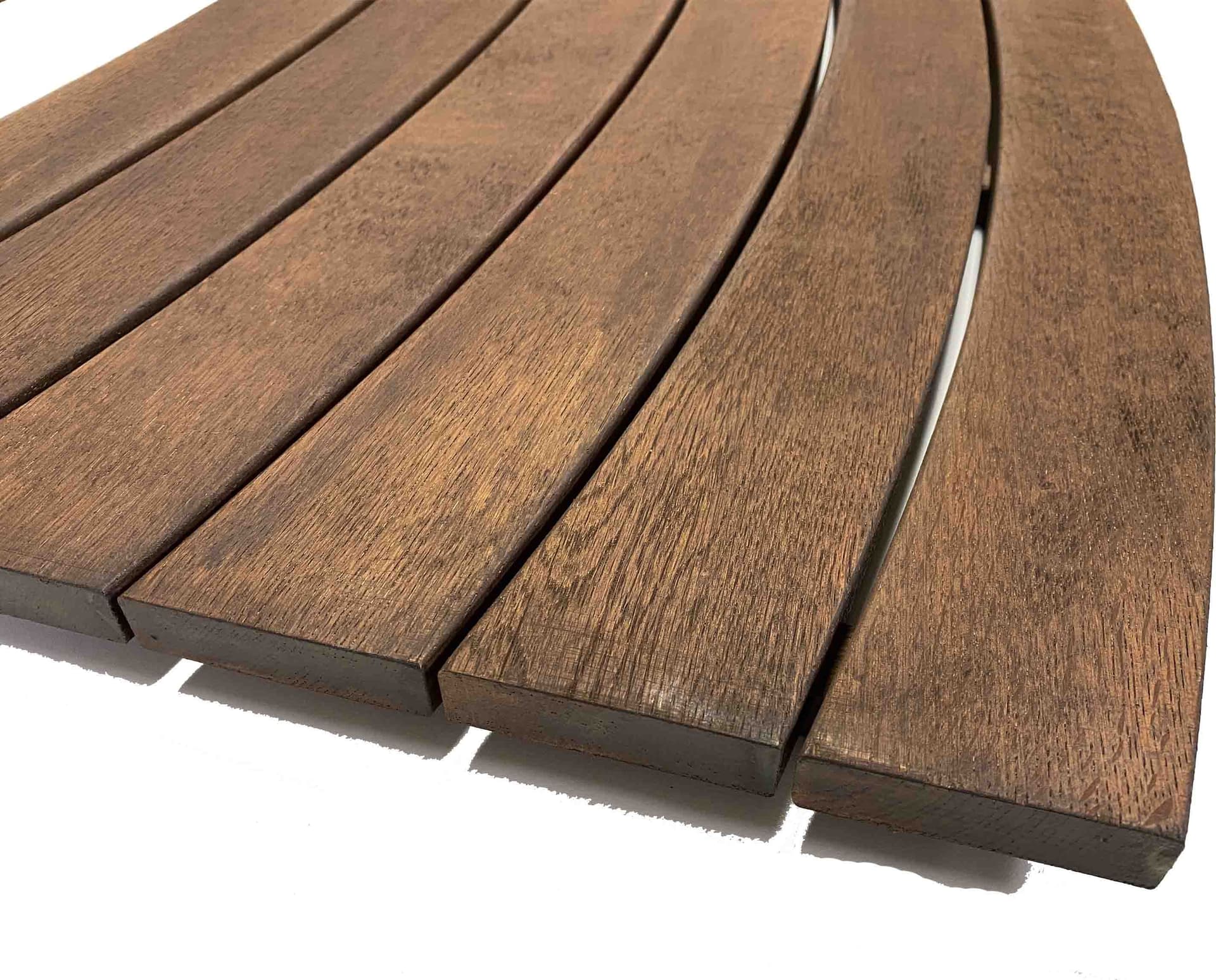 STOCK - 49.90mq - Decking ONDA RIVA in massello di Turkey Oak, moduli inclusa sottostruttura e trattamento - 3