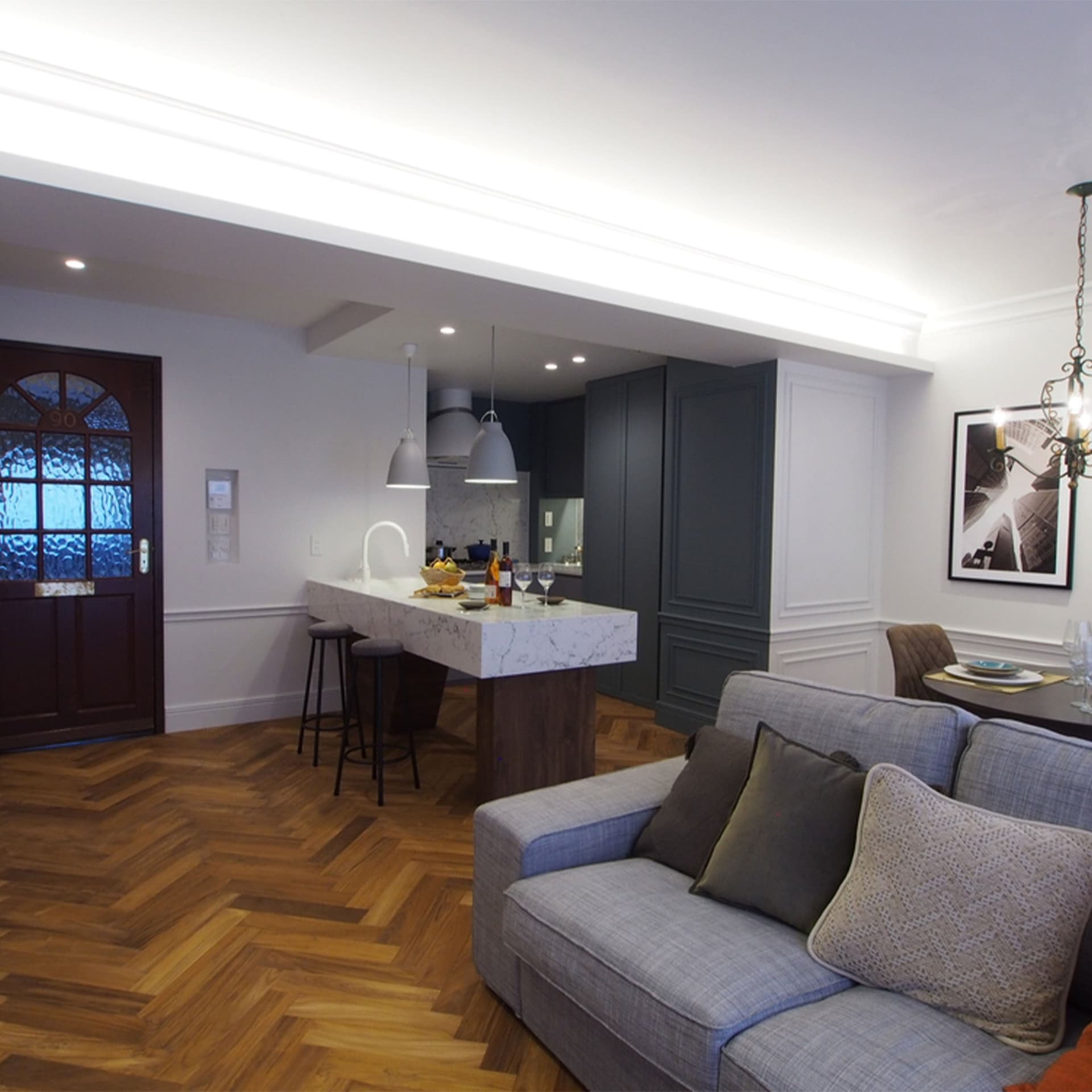€64,90 Parquet prefinito in Teak Asia 10x70x490 (4mm nobile) semilucido non bisellato anche SPINA - 13