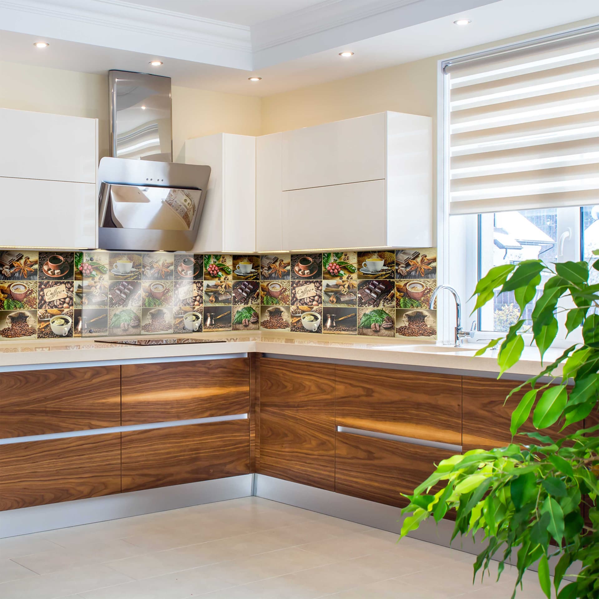 Pannelli 3D Rivestimento a parete in PVC di design per cucine, pub, bagni, salotti, ristoranti, negozi - 28