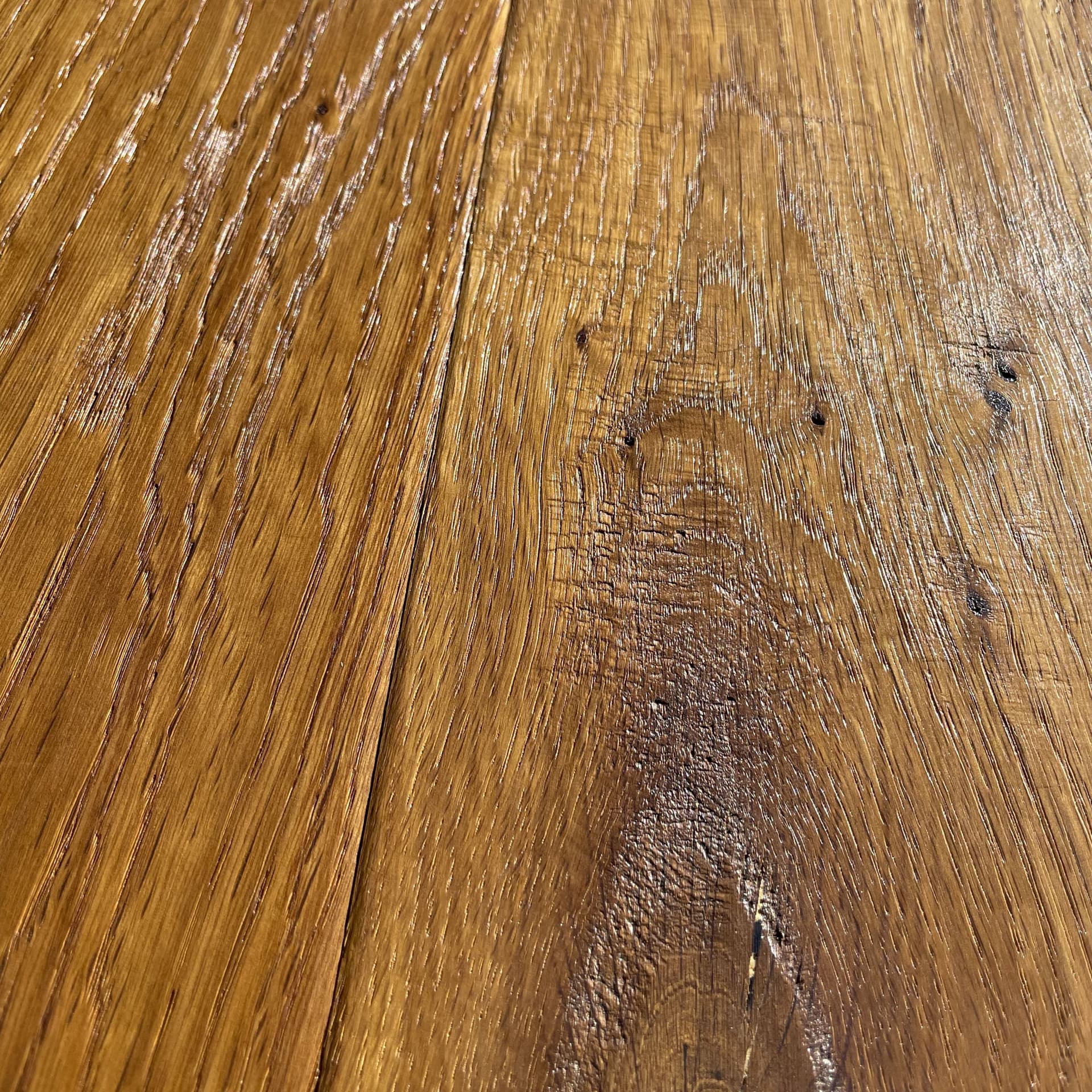 Maxilistone parquet "I MANUFATTI" quercia Thermo Olio/Cera 12x158x600/1830 piallata e bisellata a mano - 12