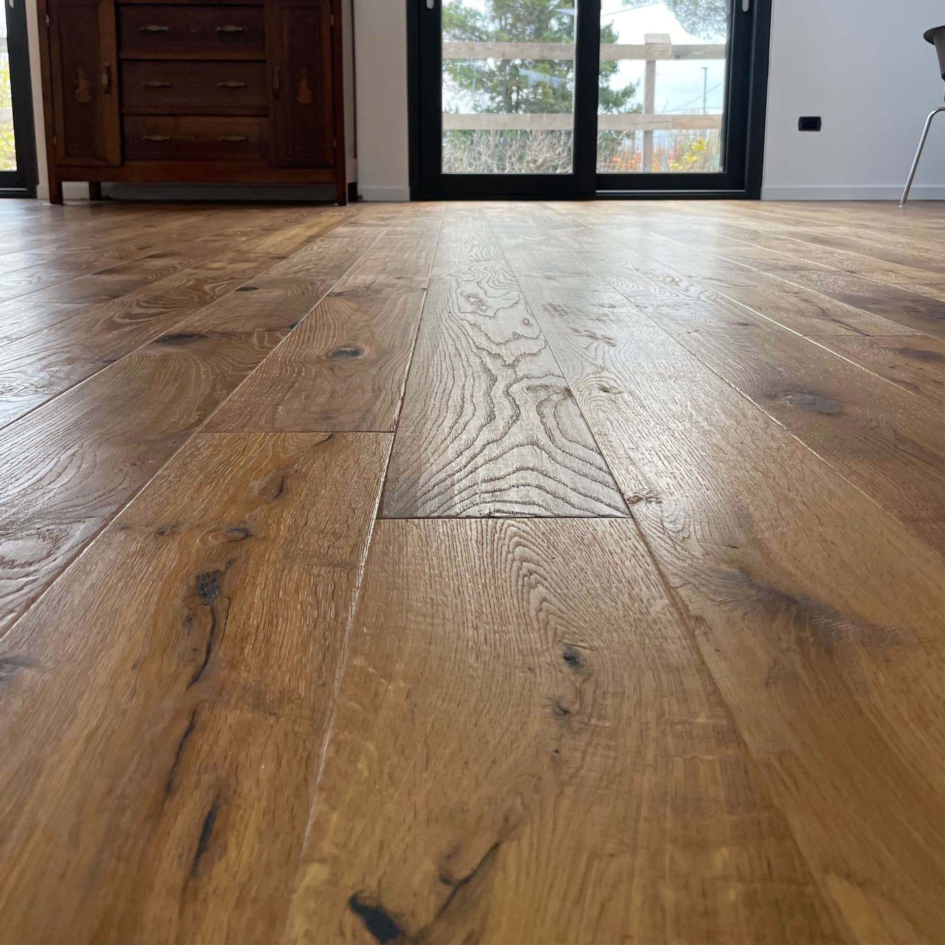 Maxilistone parquet "I MANUFATTI" quercia Thermo Olio/Cera 12x158x600/1830 piallata e bisellata a mano - 3