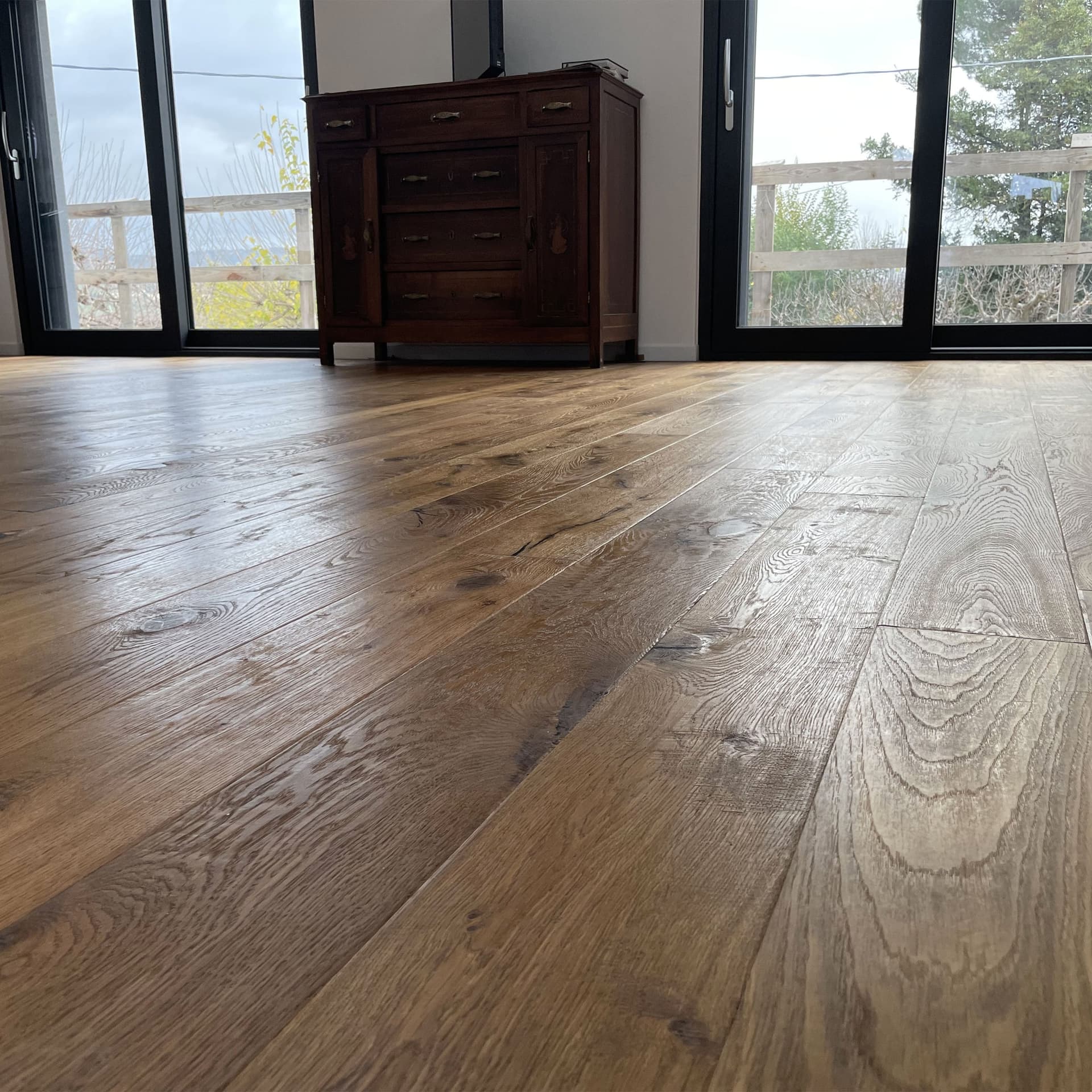 Maxilistone parquet "I MANUFATTI" quercia Thermo Olio/Cera 12x158x600/1830 piallata e bisellata a mano - 22