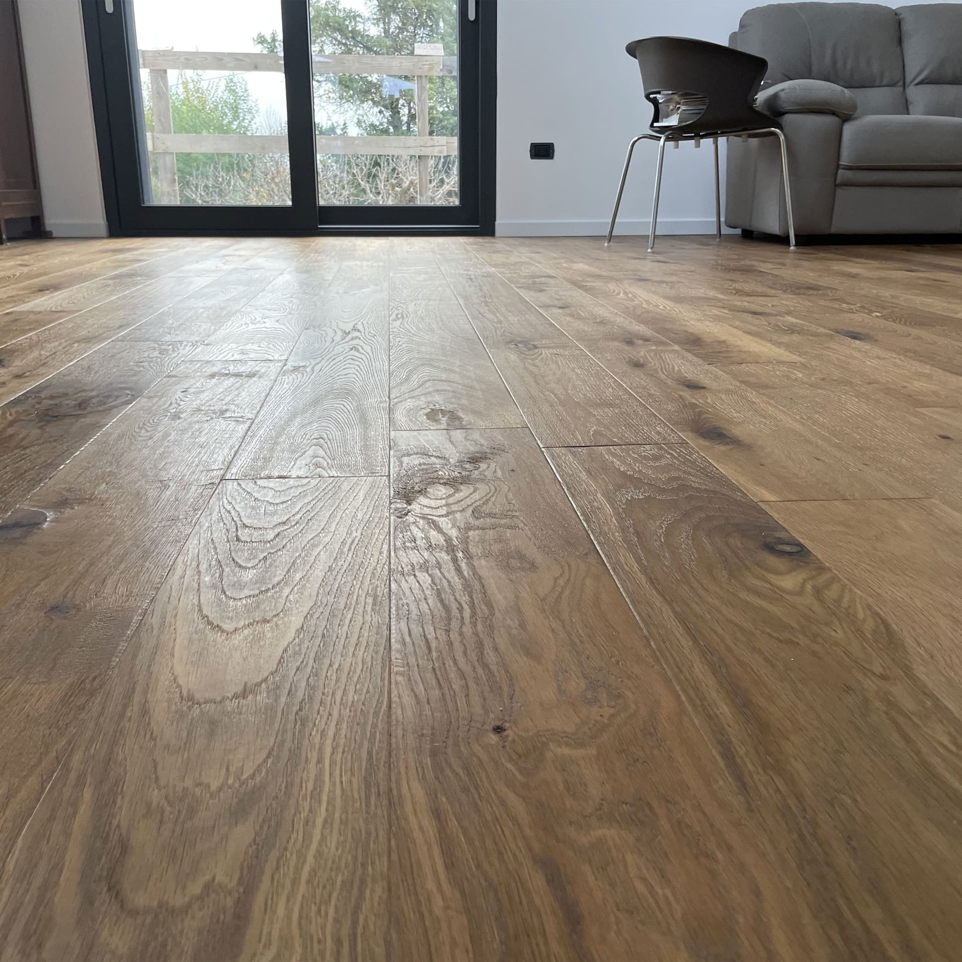 Maxilistone parquet "I MANUFATTI" quercia Thermo Olio/Cera 12x158x600/1830 piallata e bisellata a mano - 23
