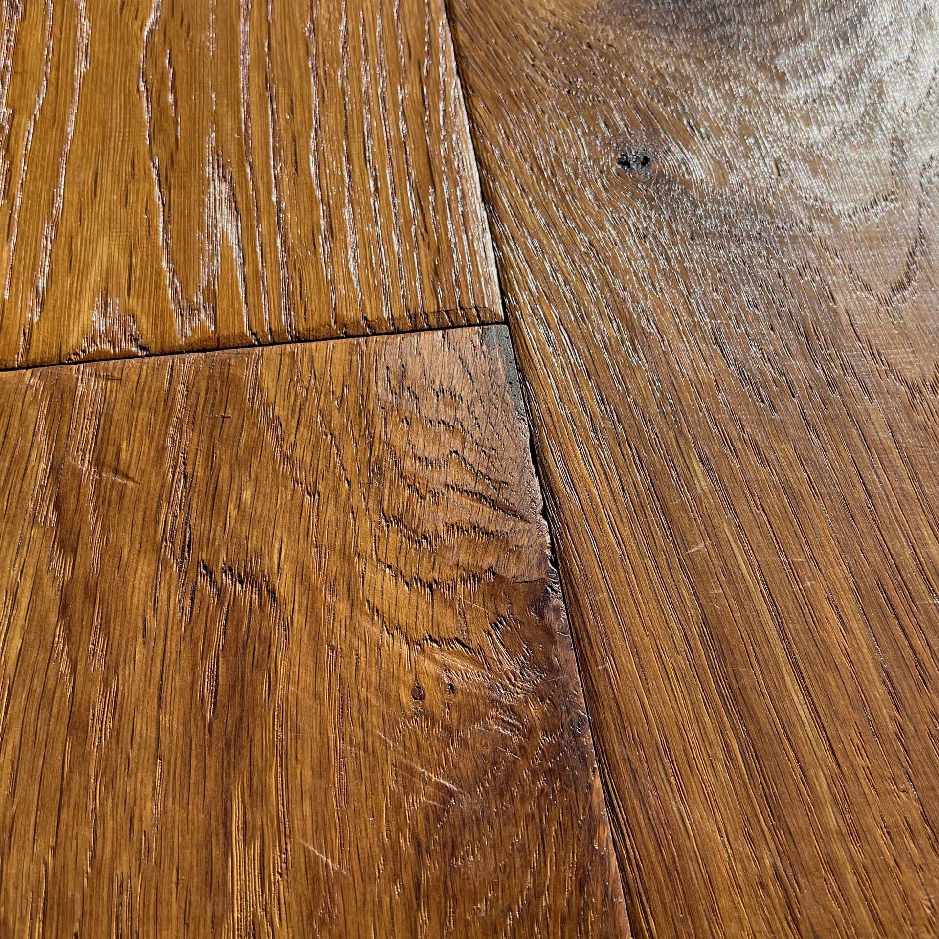 Maxilistone parquet "I MANUFATTI" quercia Thermo Olio/Cera 12x158x600/1830 piallata e bisellata a mano - 8