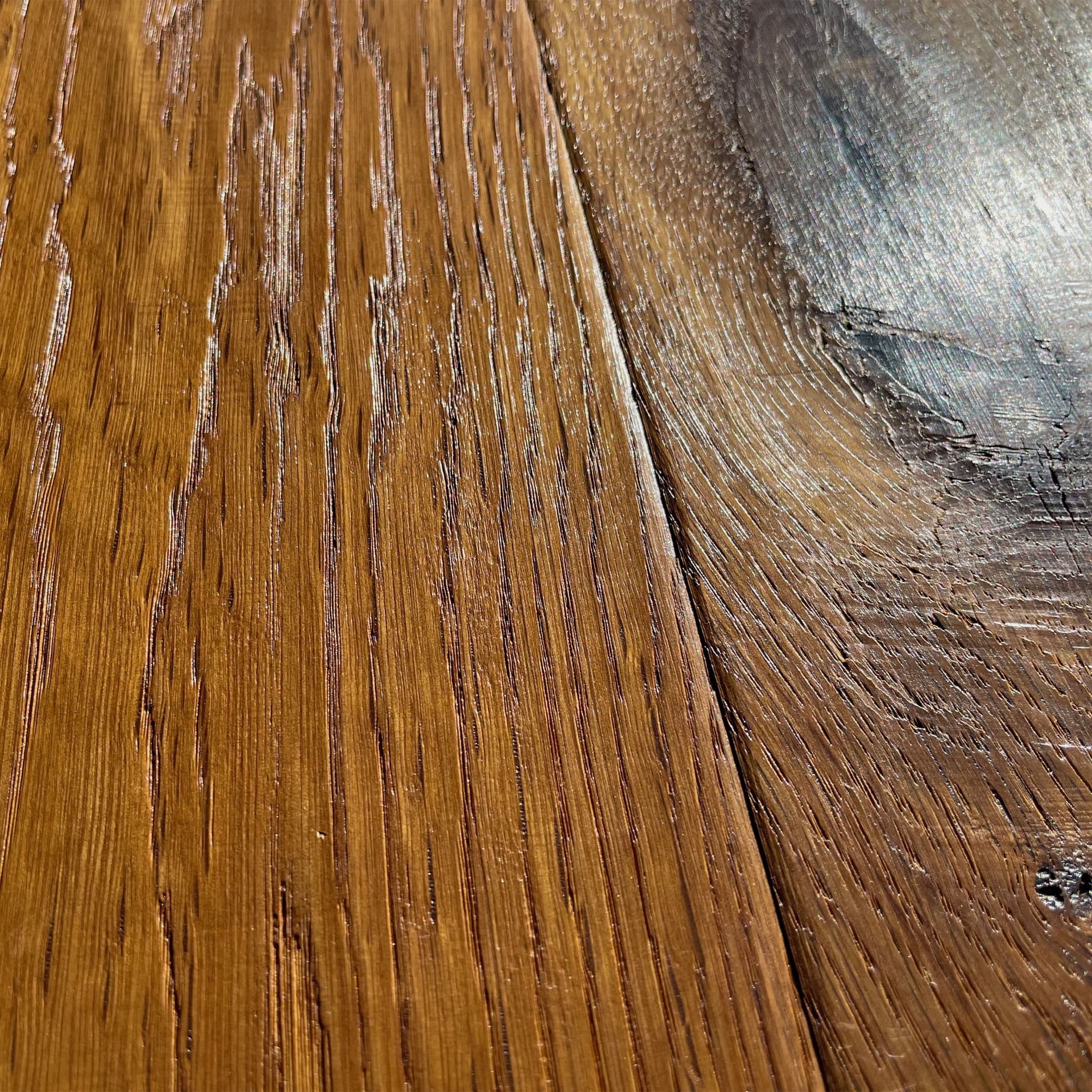 Maxilistone parquet "I MANUFATTI" quercia Thermo Olio/Cera 12x158x600/1830 piallata e bisellata a mano - 9