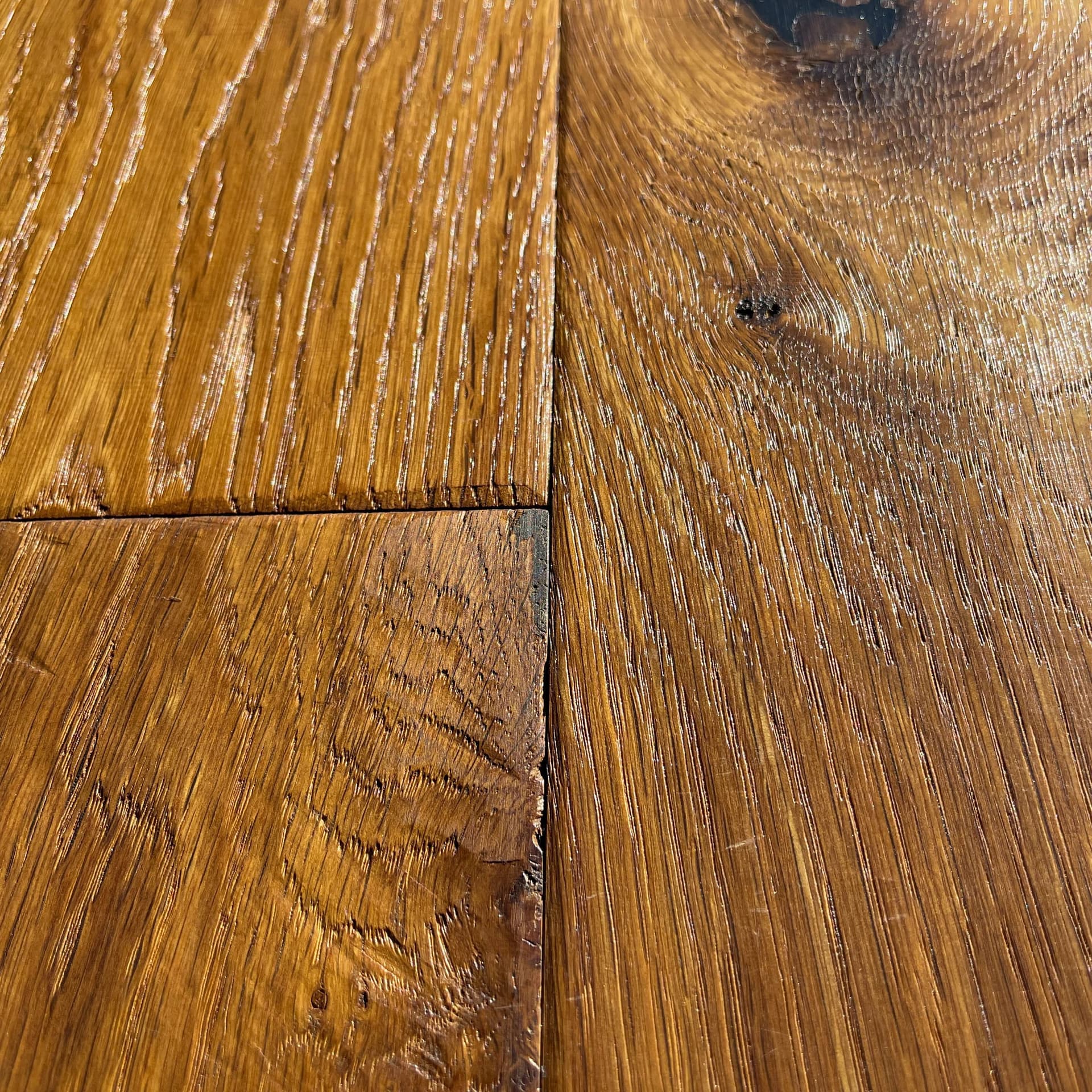 Maxilistone parquet "I MANUFATTI" quercia Thermo Olio/Cera 12x158x600/1830 piallata e bisellata a mano - 10