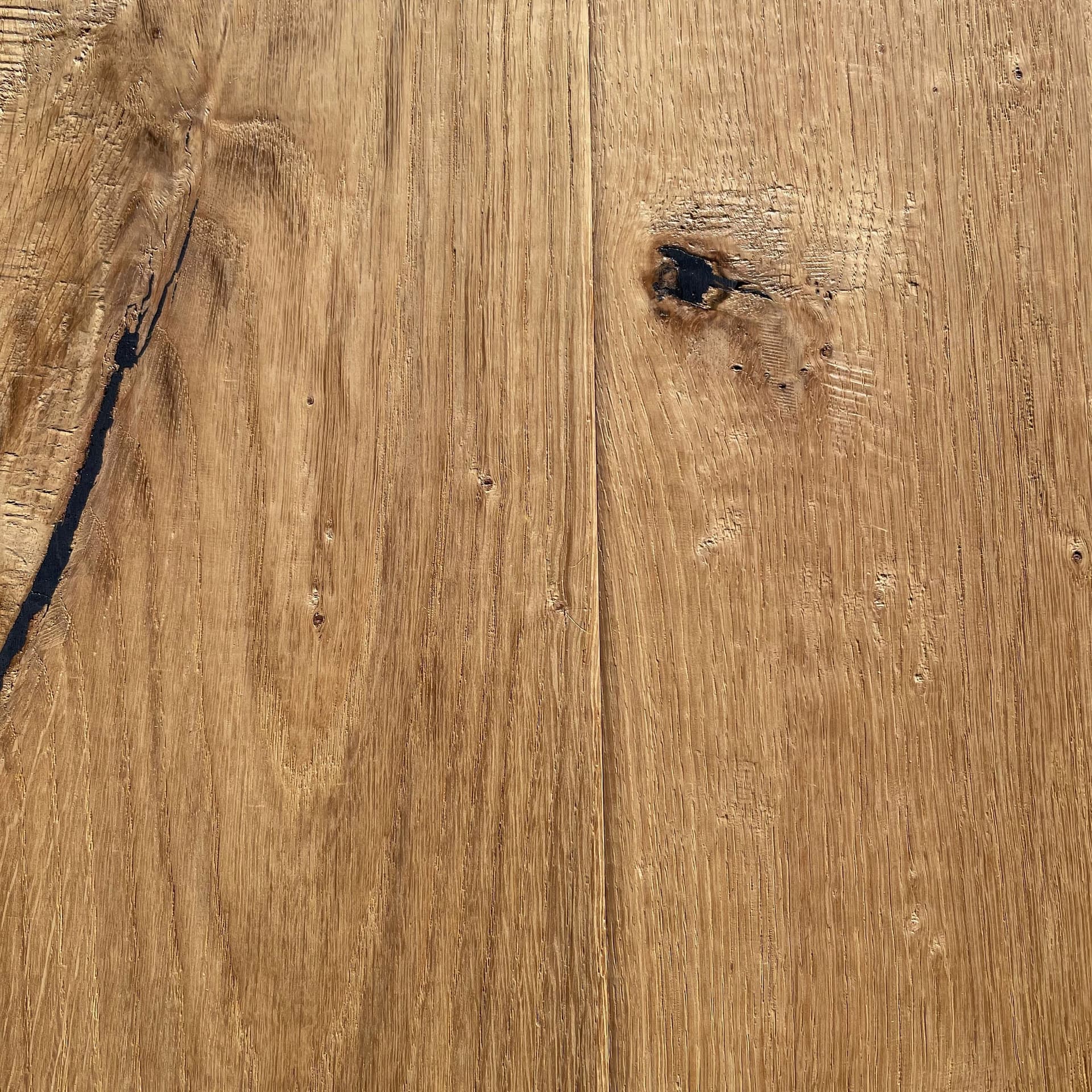 Maxilistone parquet "I MANUFATTI" quercia BIANCA Olio/Cera 12x158x600/1830 piallata e bisellata a mano - 11