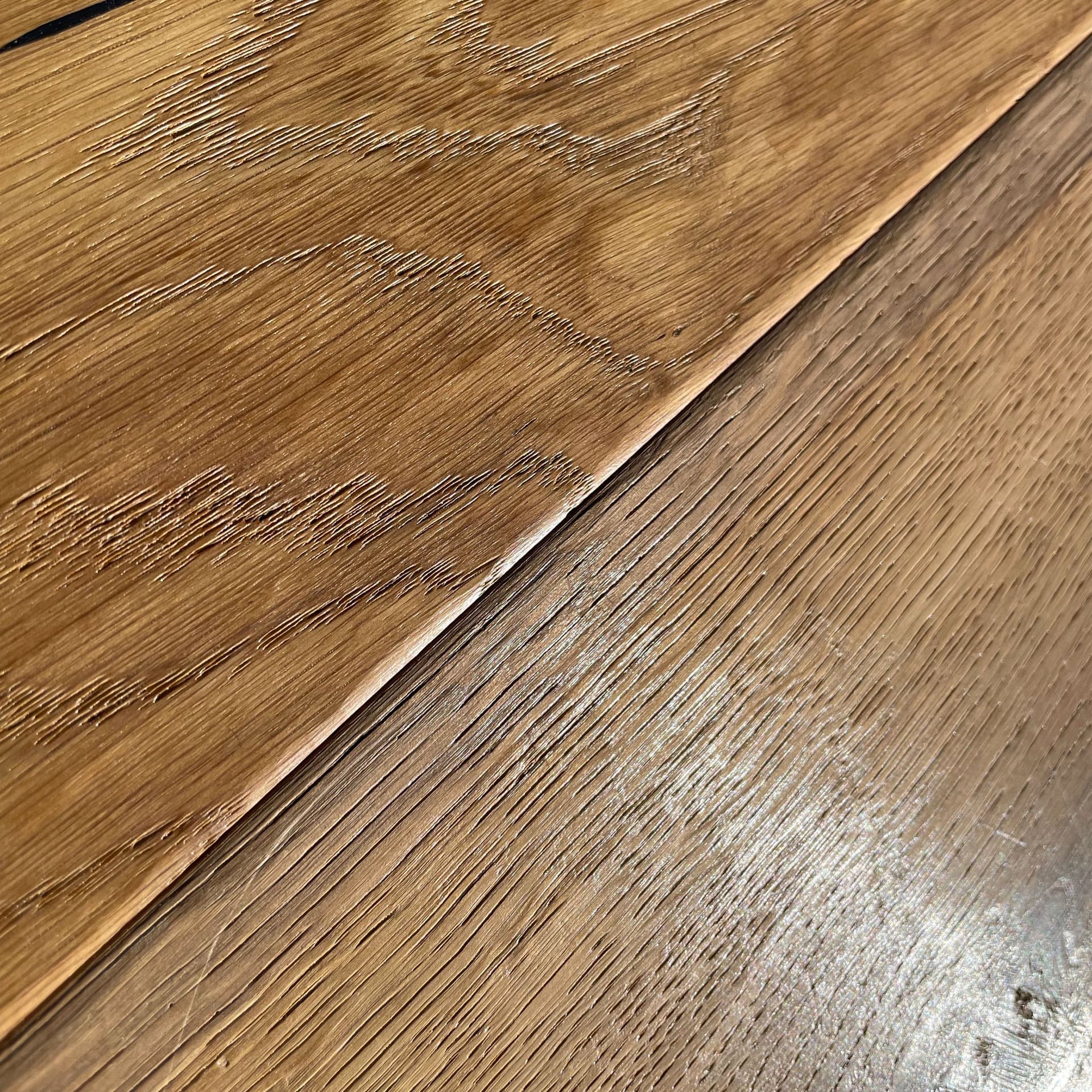 Maxilistone parquet "I MANUFATTI" quercia TERRA Olio/Cera 12x158x600/1830 piallata e bisellata a mano - 7