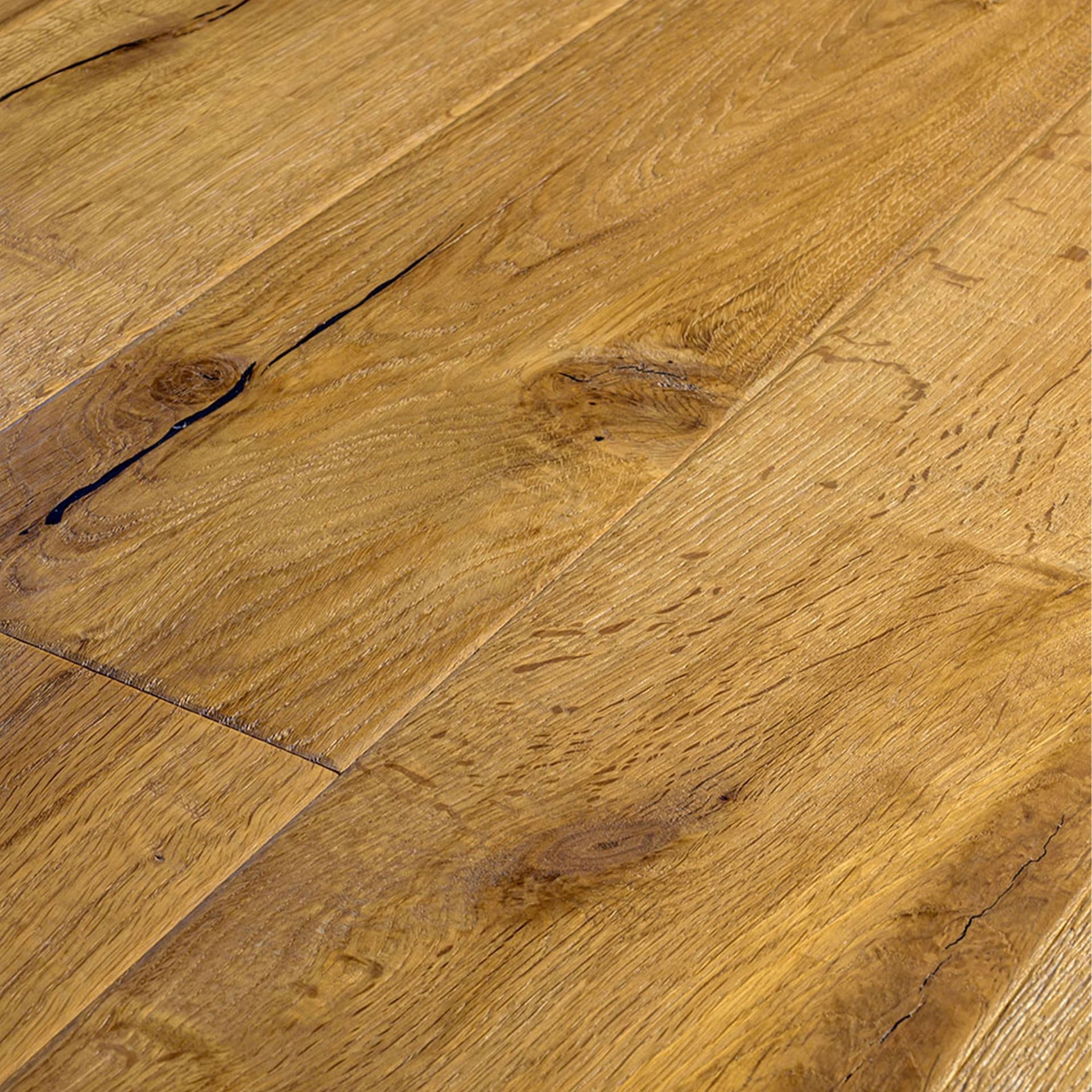 Maxilistone parquet "I MANUFATTI" quercia TERRA Olio/Cera 12x158x600/1830 piallata e bisellata a mano - 9