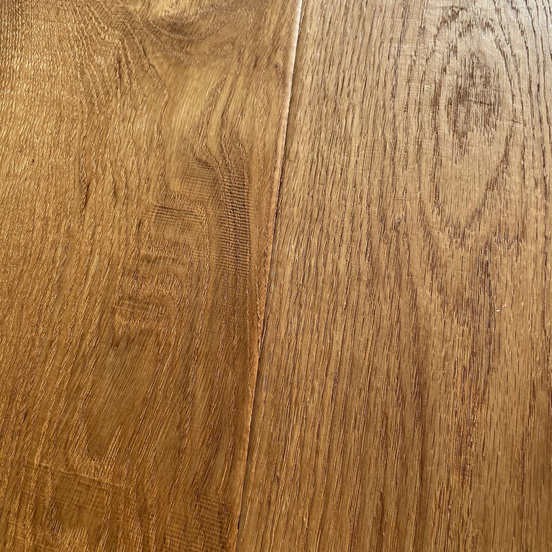 Maxilistone parquet "I MANUFATTI" quercia NATURALE Olio/Cera 12x158x600/1830 piallata e bisellata a mano - 2