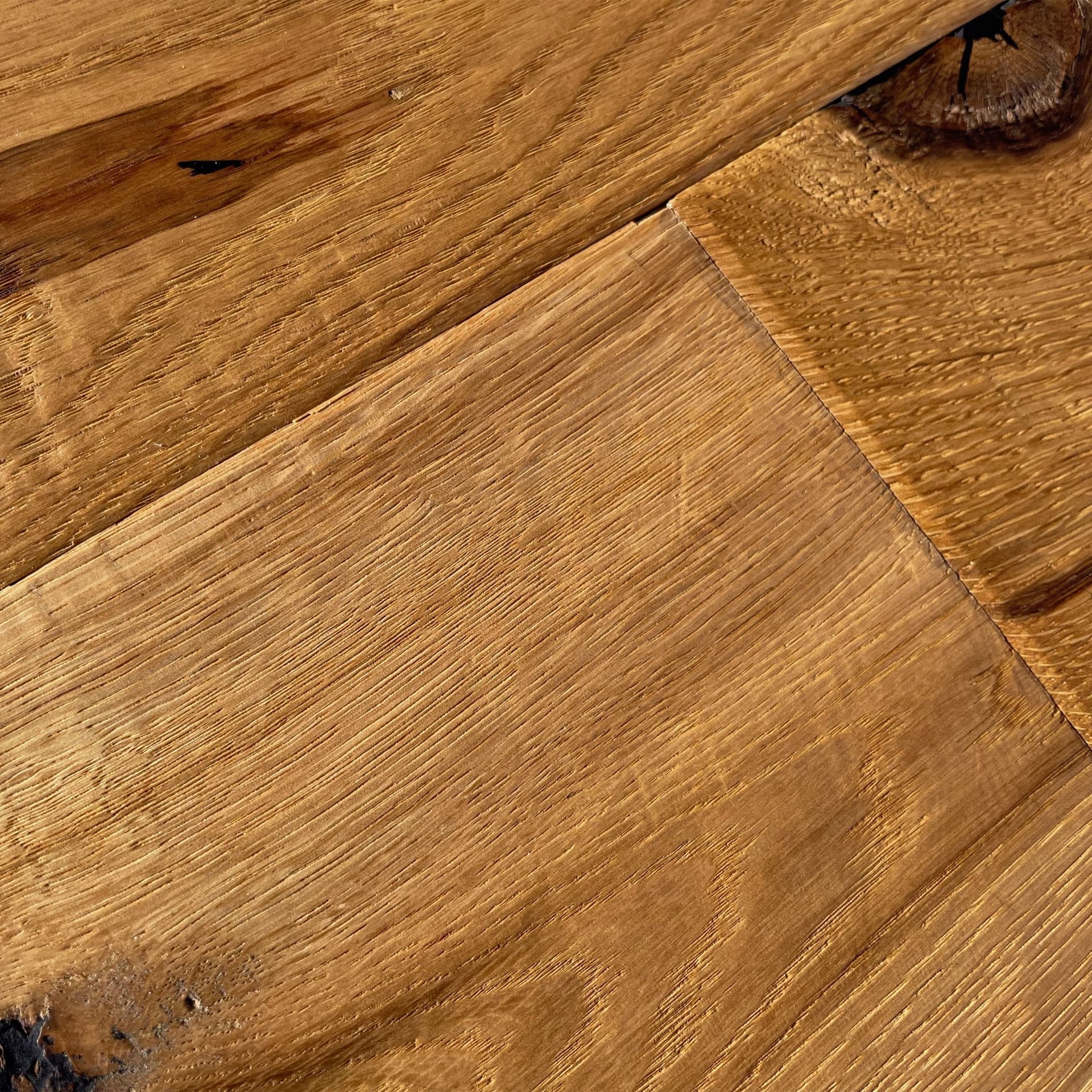 Maxilistone parquet "I MANUFATTI" quercia NATURALE Olio/Cera 12x158x600/1830 piallata e bisellata a mano - 11